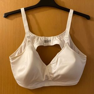 Playtex Maternity Stretchy Nursing Bra White Plus Size 3X 3XL